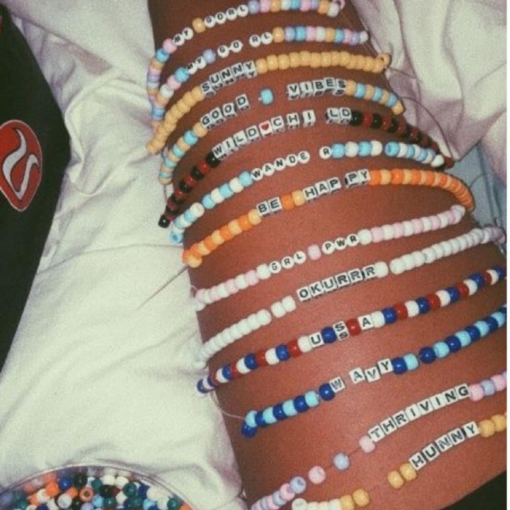 custom made coconut girl bracelets